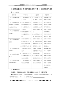 专题14 生态系统和环境保护