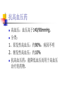 抗高血压药(2)