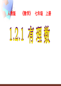 1.2.1有理数课件