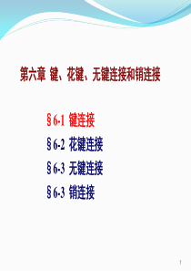 上海工程技术大学机械设计A复习题第六章键、花键、无键连接和销连接