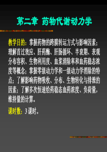 教学目的掌握药物的跨膜转运方式与影响因素