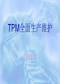 全面生产维护TPM