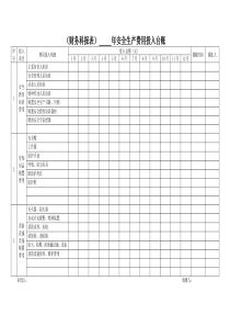 安全生产费用投入台账(模版报表)