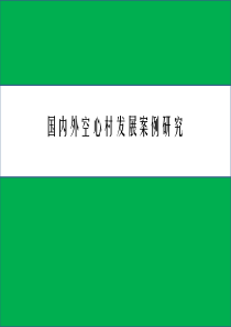 国内外空心村发展案例研究