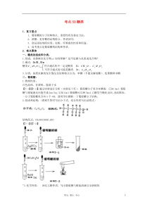 高考化学 58个考点精讲 考点53 糖类