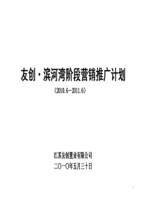 友创滨河湾年度营销推广计划