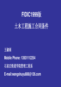 FIDIC施工合同条件(具体条款的解释)