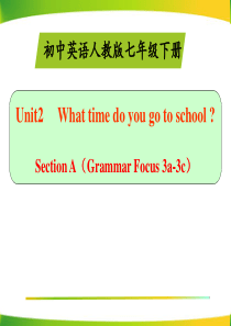 人教英语七年级下册Unit2-Section-A(Grammar-Focus-3a-3c)(共39张