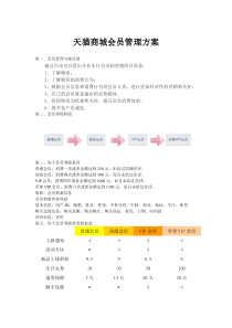 天猫商城会员管理方案