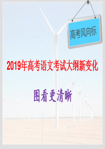 2019年高考语文考试大纲新变化(共25张)