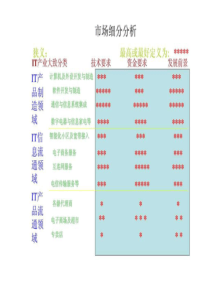 市场细分分析