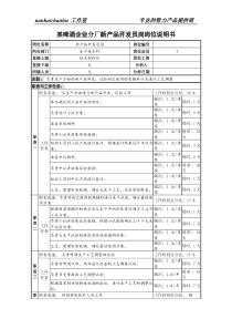 某啤酒企业分厂新产品开发员岗岗位说明书