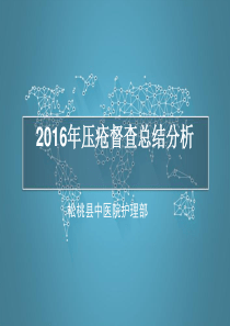 压疮督查总结分析2016年