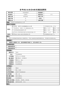 某啤酒企业食堂面案岗岗位说明书