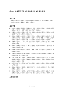 某it产业集团公司企划管理体系分管高管岗位描述