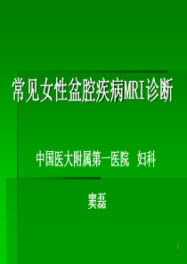 女性盆腔疾病MRI诊断特点(多图)永久珍藏