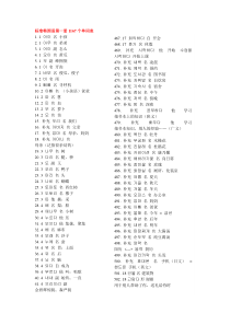 标准韩国语第一册1167个单词表