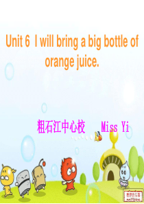 Unit_6_I will bring a big bottle of orange juice.课