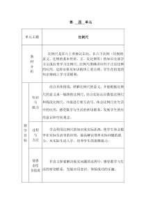 青岛版数学六年级下册第四单元导学案