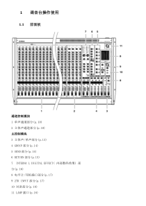 MG2414FX调音台中文说明书