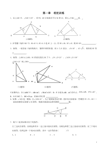 北师大版八年级下第一章 三角形的证明练习题  培优训练