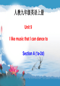 新人教版九年级英语上册unit9 I like music that I can dance to 