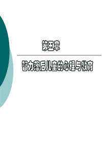 特殊儿童心理学(5).