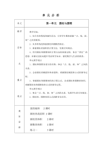 2016年新北师大六年级下册数学教案表格可打印