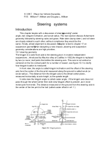 汽车转向系统外文原文及翻译