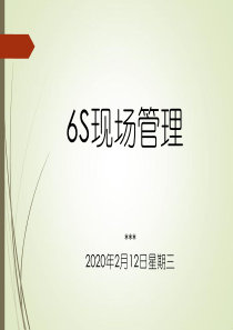 6s现场管理培训(内部培训资料)