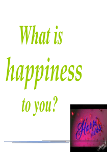 What_is_happiness_to_you(幸福)