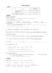 艺术班高考数学基础知识专题训练(24套)