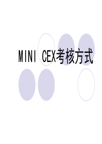 mini-cex考核方式