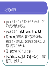 第4章 MATLAB绘图的补充