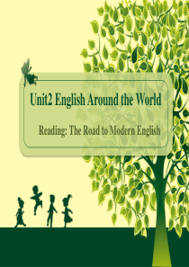 阅读课件-The road to modern English