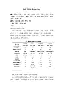 轨道交通对城市的影响