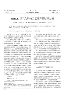 SHELL煤气化炉的工艺计算及结果分析