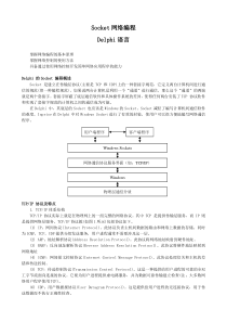 网络编程(语言delphi)