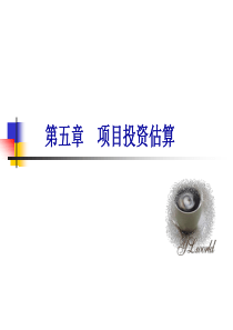 chap5  项目投资估算