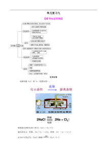 化学一轮精品复习学案电化学基础单元复习