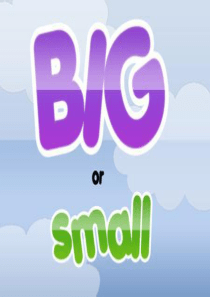 开心英语三年级下册Unit1-Big-or-small