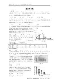 直方图习题