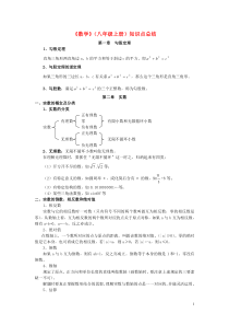 免费的初二数学上知识点总结-为了孩子不收金币