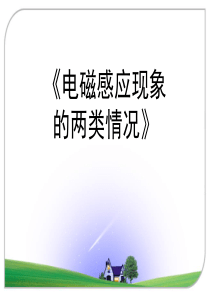 4.5电磁感应现象的两类情况