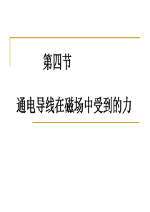 3、4通电导线在磁场中受到的力