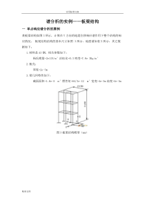 ANSYS谱分析报告地实例——板梁结构