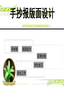 小学美术手抄报设计课件