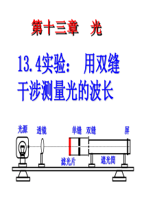 高二物理选修3-4_13.4实验：用双缝干涉测量光的波长_LI.