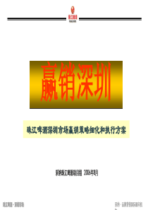 珠江啤酒深圳市场赢销策略细化和执行方案