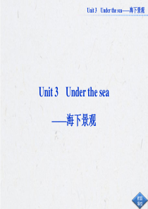 高考英语第一轮总复习课件：选修七Unit3 Under the sea――海下景观